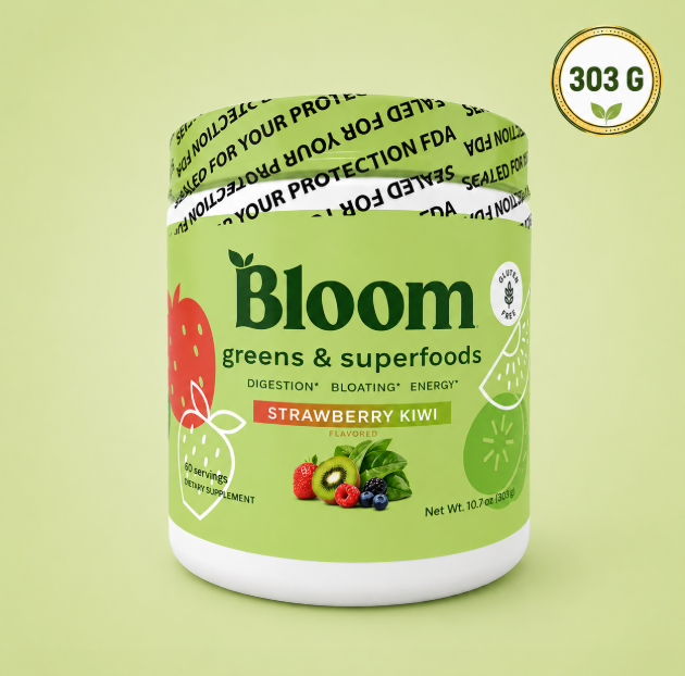 BLOOM NUTRITION GREENS SUPERFOODS POWDER 10.7oz 303g